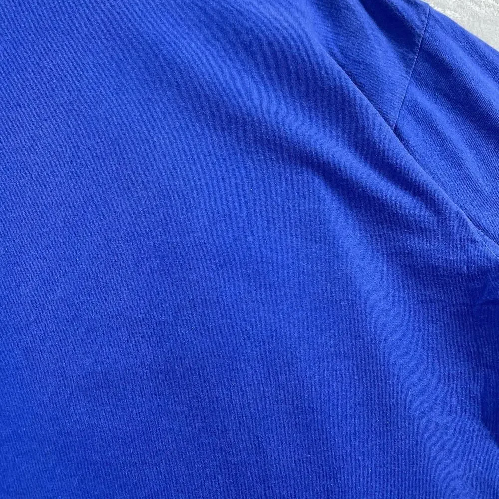 Vintage 1996 New York Mets T-Shirt Men's XL Blue/Orange‎ Chalkline Made in USA